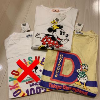 ディズニー(Disney)のディズニーTシャツセット ミニー＆ドナルド(Tシャツ(半袖/袖なし))