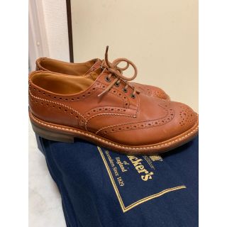 トリッカーズ(Trickers)の中古美品Tricker's M5633 BOURTON Marron UK8.5(ドレス/ビジネス)