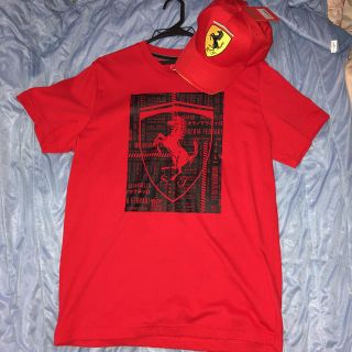 プーマ(PUMA)の究極コラボ‼️PUMA with Ferrari‼️CAP &シャツ(Tシャツ/カットソー(半袖/袖なし))