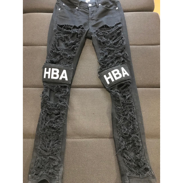 HBA フードバイエアー クラッシュデニム インチ hood by air