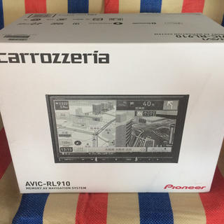 パイオニア(Pioneer)のカロッツェリア 楽ナビ AVIC-RL910 保証書未記入新品(カーナビ/カーテレビ)