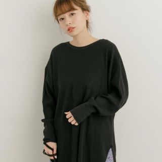 サニーレーベル(Sonny Label)の2WAYヘンリーワッフルロングカットソー(カットソー(長袖/七分))