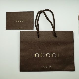 グッチ(Gucci)のGUCCI ショップバッグ　おまけ付き(ショップ袋)