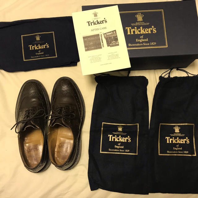 美品 Tricker's トリッカーズ Bourton バートン ウイングチップ 競売