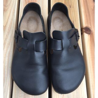 ビルケンシュトック(BIRKENSTOCK)のビルケンシュトック ロンドン  黒 24.5cm(サンダル)