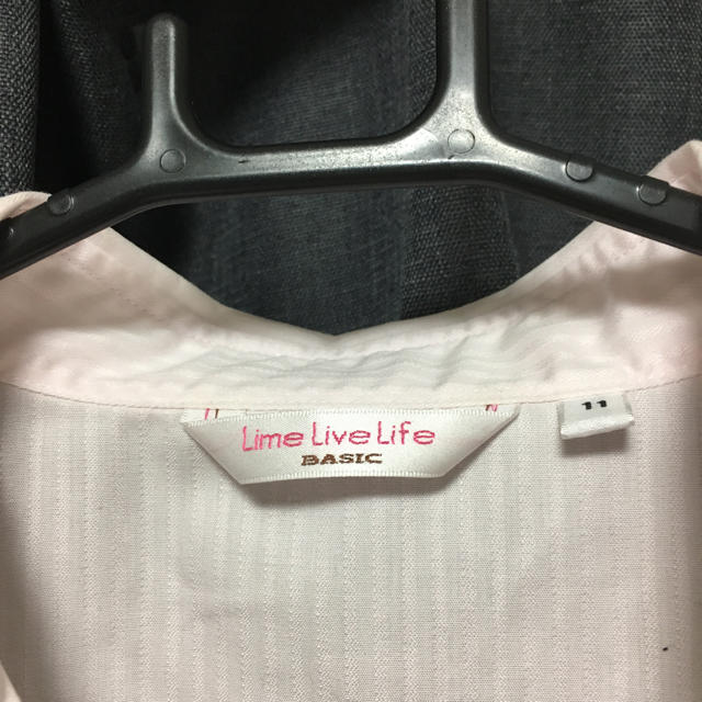 AOKI(アオキ)の長袖ワイシャツ ピンク 形状記憶 レディースのトップス(シャツ/ブラウス(長袖/七分))の商品写真