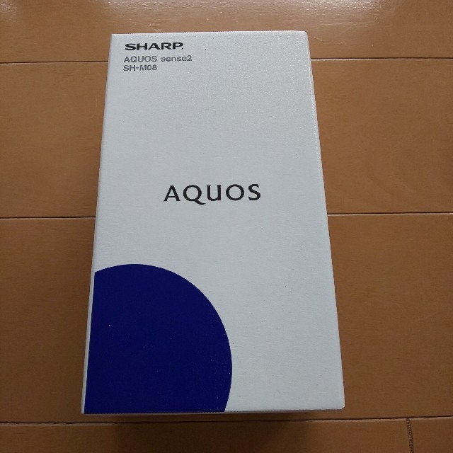 【新品】SHARP AQUOS sense2 SH-M08 ホワイトシルバー