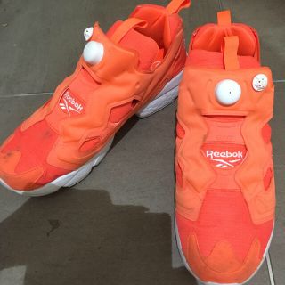 リーボック(Reebok)のリーボック ポンプフューリー オレンジ タグあり①(スニーカー)