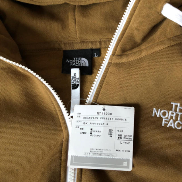 THE NORTH FACE(ザノースフェイス)の新品 リアビューフルジップフーディパーカー L メンズのトップス(パーカー)の商品写真