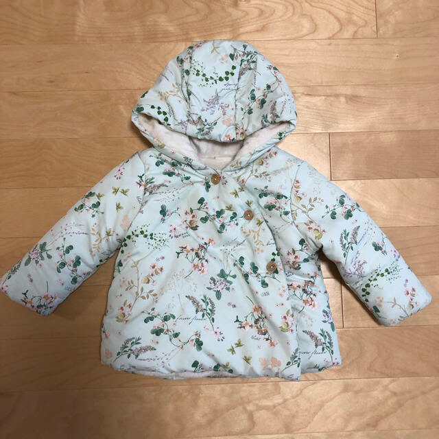 NEXT(ネクスト)のすず様専用 NEXT baby フローラルジャケット グリーン キッズ/ベビー/マタニティのキッズ服女の子用(90cm~)(ジャケット/上着)の商品写真