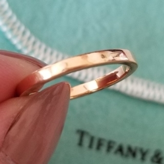 ティファニー(Tiffany & Co.)の【最終価格】ティファニー クラシックバンドリング K18ローズゴールド #11(リング(指輪))