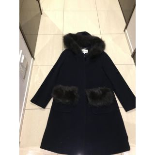 LAISSE PASSE - 新品レッセパッセフードファー付きコートの通販 by ...
