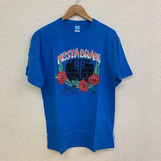 ネスタブランド(NESTA BRAND)の◆新品未使用◆NESTA BRAND Tシャツ「ハイビスカス」青 Lサイズ(Tシャツ/カットソー(半袖/袖なし))