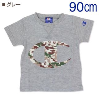 チャンピオン(Champion)の【新品未使用】Champion 迷彩 ロゴ 半袖Tシャツ90(Tシャツ/カットソー)