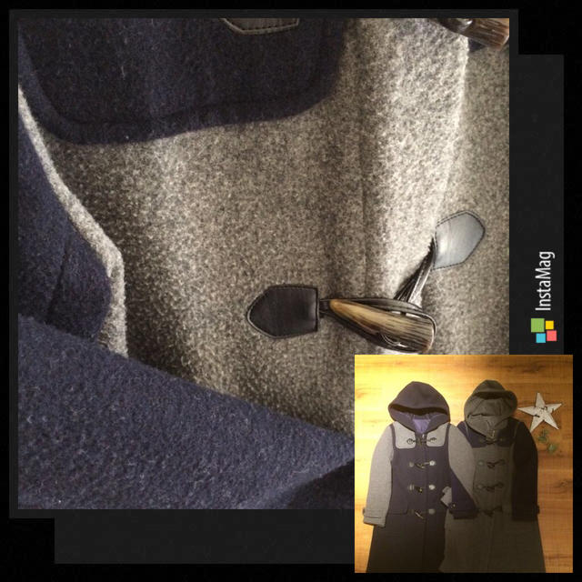Ungrid(アングリッド)のUngrid❤️バイカラーダッフルコート レディースのジャケット/アウター(ダッフルコート)の商品写真