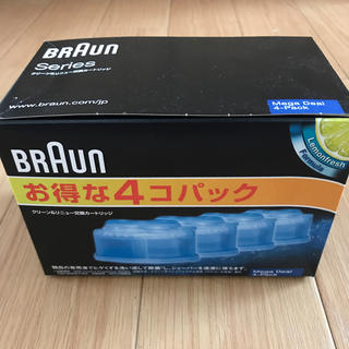ブラウン(BRAUN)の(未開封)BRAUN Series クリーン&リニュー交換カートリッジ(メンズシェーバー)
