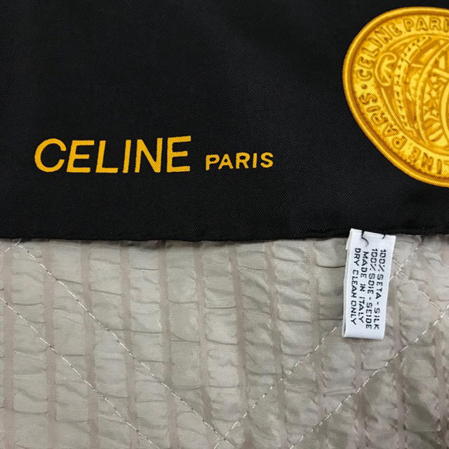 celine(セリーヌ)の【成約済】CELINE セリーヌ 大判 スカーフ レトロ レディースのファッション小物(バンダナ/スカーフ)の商品写真