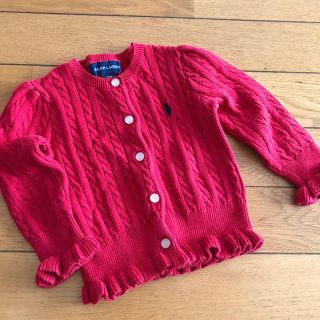 Ralph Lauren - ラルフローレン🖤12M🖤80🖤カーディガン🖤赤🖤RED