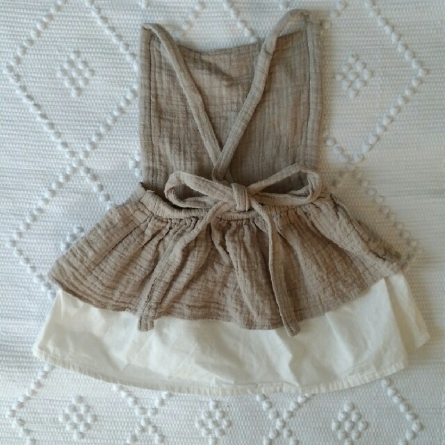 Caramel baby&child (キャラメルベビー&チャイルド)の【iroba☆さま専用】エプロンワンピース 　size90 キッズ/ベビー/マタニティのキッズ服女の子用(90cm~)(ワンピース)の商品写真