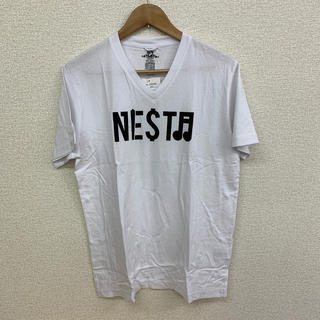 ネスタブランド(NESTA BRAND)の◆新品未使用◆NESTA BRAND Tシャツ Vネック ホワイト Lサイズ(Tシャツ/カットソー(半袖/袖なし))