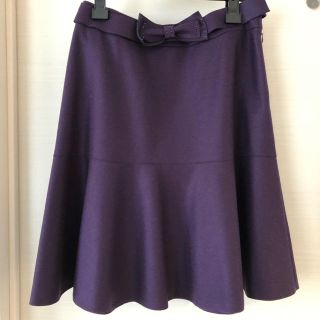 トゥービーシック(TO BE CHIC)の★美品★TOBECHIC♡スカート(紫)(ひざ丈スカート)