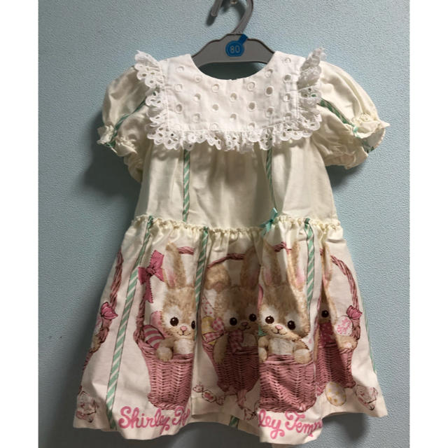 キッズ服女の子用(90cm~)2019 春コレ????スィートバニーバスケットop 90size