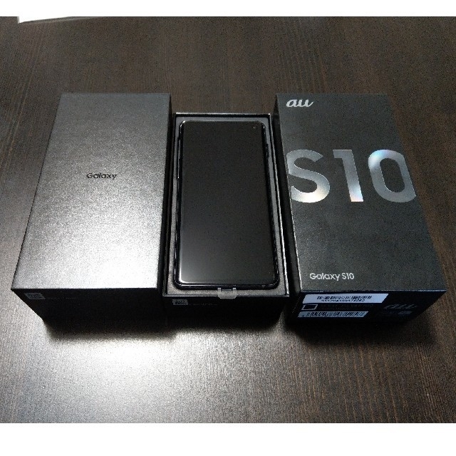 Galaxy - au Galaxy S10 SCV41 Prism Black 黒 新品未使用！