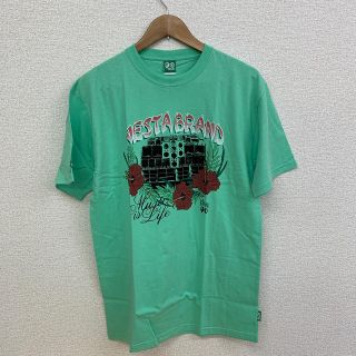 ネスタブランド(NESTA BRAND)の◆新品未使用◆NESTA BRAND Tシャツ「ハイビスカス」ミント Lサイズ(Tシャツ/カットソー(半袖/袖なし))