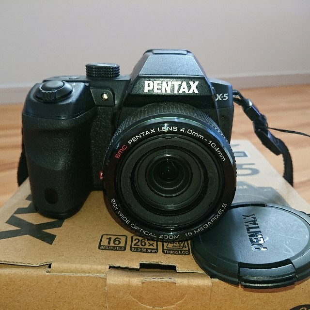 PENTAX(ペンタックス)の📷PENTAX X-5  classic black オールマイティモデル‼️ スマホ/家電/カメラのカメラ(デジタル一眼)の商品写真