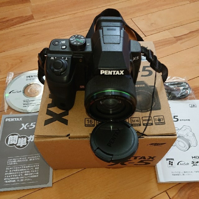 PENTAX(ペンタックス)の📷PENTAX X-5  classic black オールマイティモデル‼️ スマホ/家電/カメラのカメラ(デジタル一眼)の商品写真