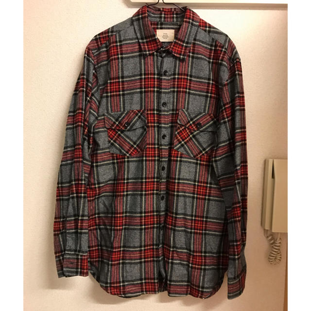 FOG collection two check shirt M