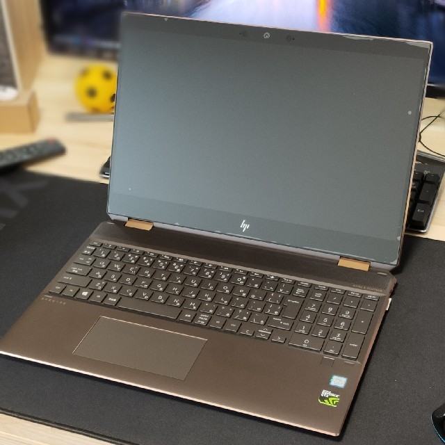 HP(ヒューレットパッカード)の【美品】ハイスペックノートHP Spectre x360 15-df0000 スマホ/家電/カメラのPC/タブレット(ノートPC)の商品写真