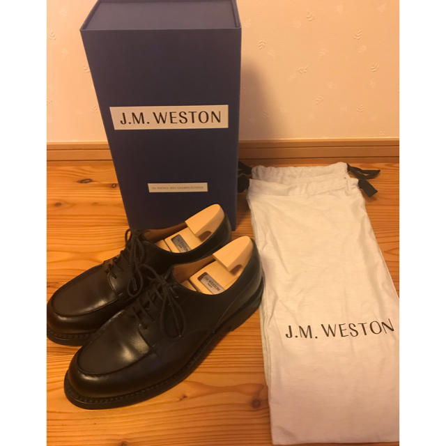 J.M. WESTON - JMウェストン ゴルフ 革靴 黒 ブラック 5/E