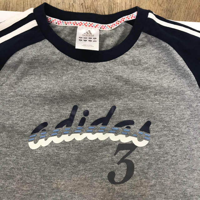 adidas(アディダス)の150サイズadidas 長袖シャツ キッズ/ベビー/マタニティのキッズ服女の子用(90cm~)(Tシャツ/カットソー)の商品写真