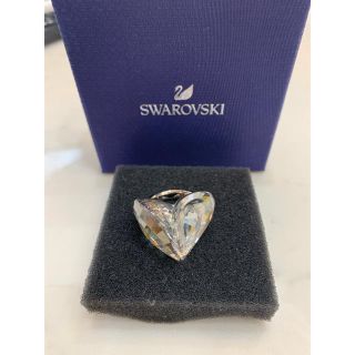 スワロフスキー(SWAROVSKI)のSWAROVSKI  ハートリング(リング(指輪))