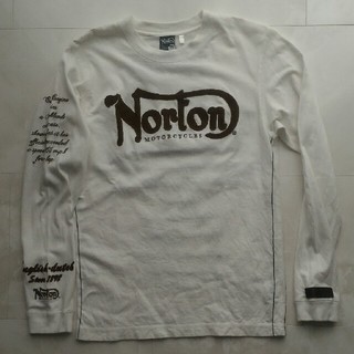 ノートン(Norton)のNorton Motorcycle　ロング　Tシャツ　お値下げ!(Tシャツ/カットソー(七分/長袖))