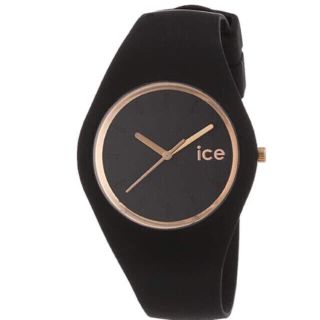 アイスウォッチ(ice watch)の[アイスウォッチ]ICE WATCH 腕時計 34mm ブラック×ローズゴールド(腕時計)