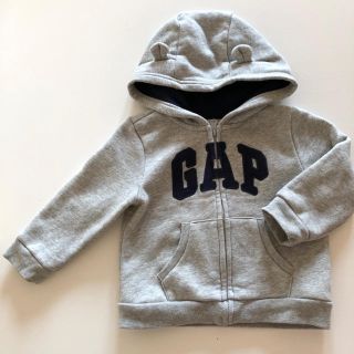 ベビーギャップ(babyGAP)のbabyGAP 耳付き クマ パーカー 90(ジャケット/上着)