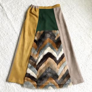 アメリヴィンテージ(Ameri VINTAGE)の専用！J.FERRY ファーデザインロングスカート 美品(ロングスカート)