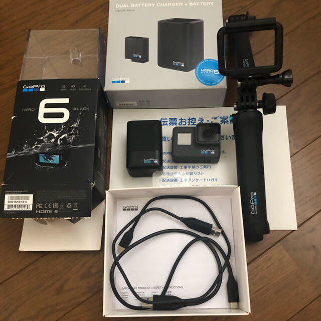 GoPro(ゴープロ)のgopro HERO6 スマホ/家電/カメラのカメラ(ビデオカメラ)の商品写真