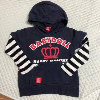 ベビードール(BABYDOLL)の【BABY DOLL】フード付きパーカー トレーナー(Tシャツ/カットソー)