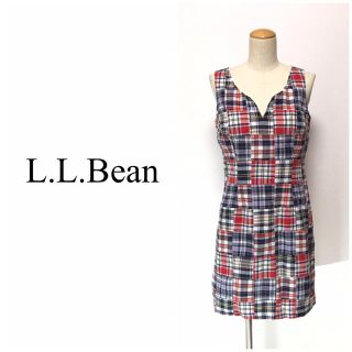 エルエルビーン(L.L.Bean)の❤️送料込❤️L.L.Bean チェックワンピース(ひざ丈ワンピース)