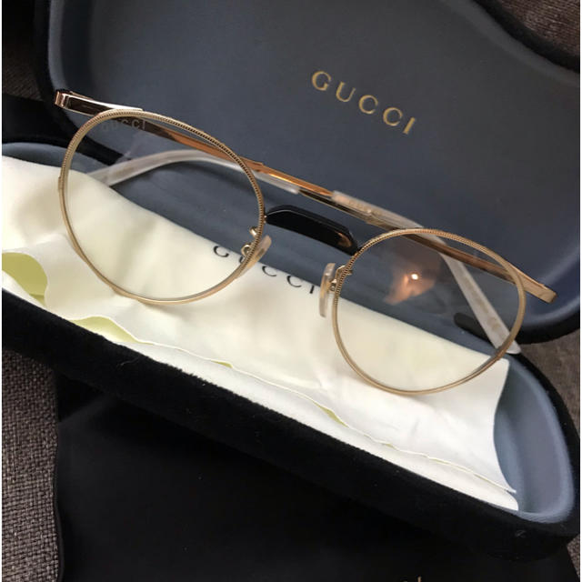 Gucci - 最終値下げ☆gucci丸メガネの通販 by おまとめ割中sa's shop