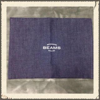 ビームス(BEAMS)のBEAMS デニムクラッチバッグ(クラッチバッグ)