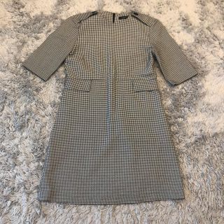 ザラ(ZARA)のZARA/千鳥柄ワンピース(ミニワンピース)