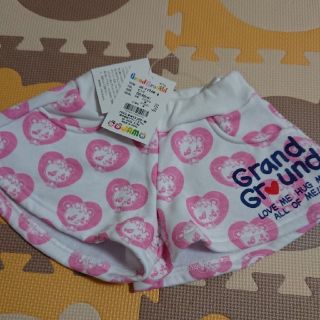 グラグラ(GrandGround)の新品未使用 グラグラ 裏起毛ショーパン 90(パンツ/スパッツ)