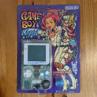 ゲームボーイ(ゲームボーイ)のゲームボーイライト ファミ通限定 未使用 訳あり(携帯用ゲーム機本体)