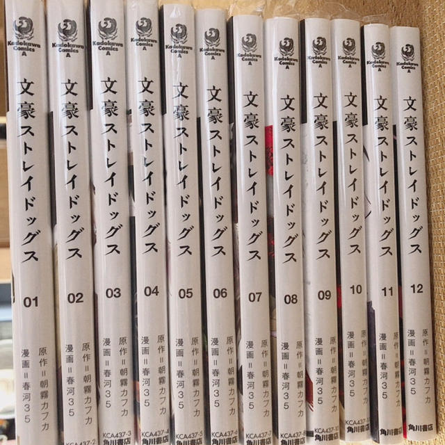 文豪ストレイドッグス1~12巻+小説1巻セット エンタメ/ホビーの漫画(青年漫画)の商品写真