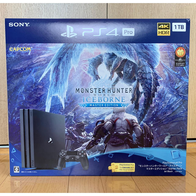 美品 ps4 pro モンスターハンター ワールド アイスボーン SSD