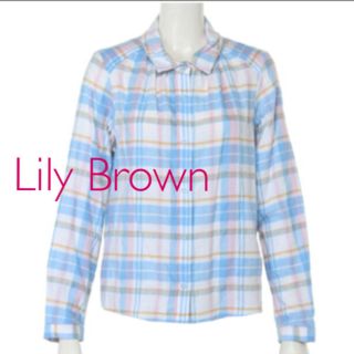 リリーブラウン(Lily Brown)のLily Brown リリーブラウン 長袖 ネルチェックシャツ レディース (シャツ/ブラウス(長袖/七分))